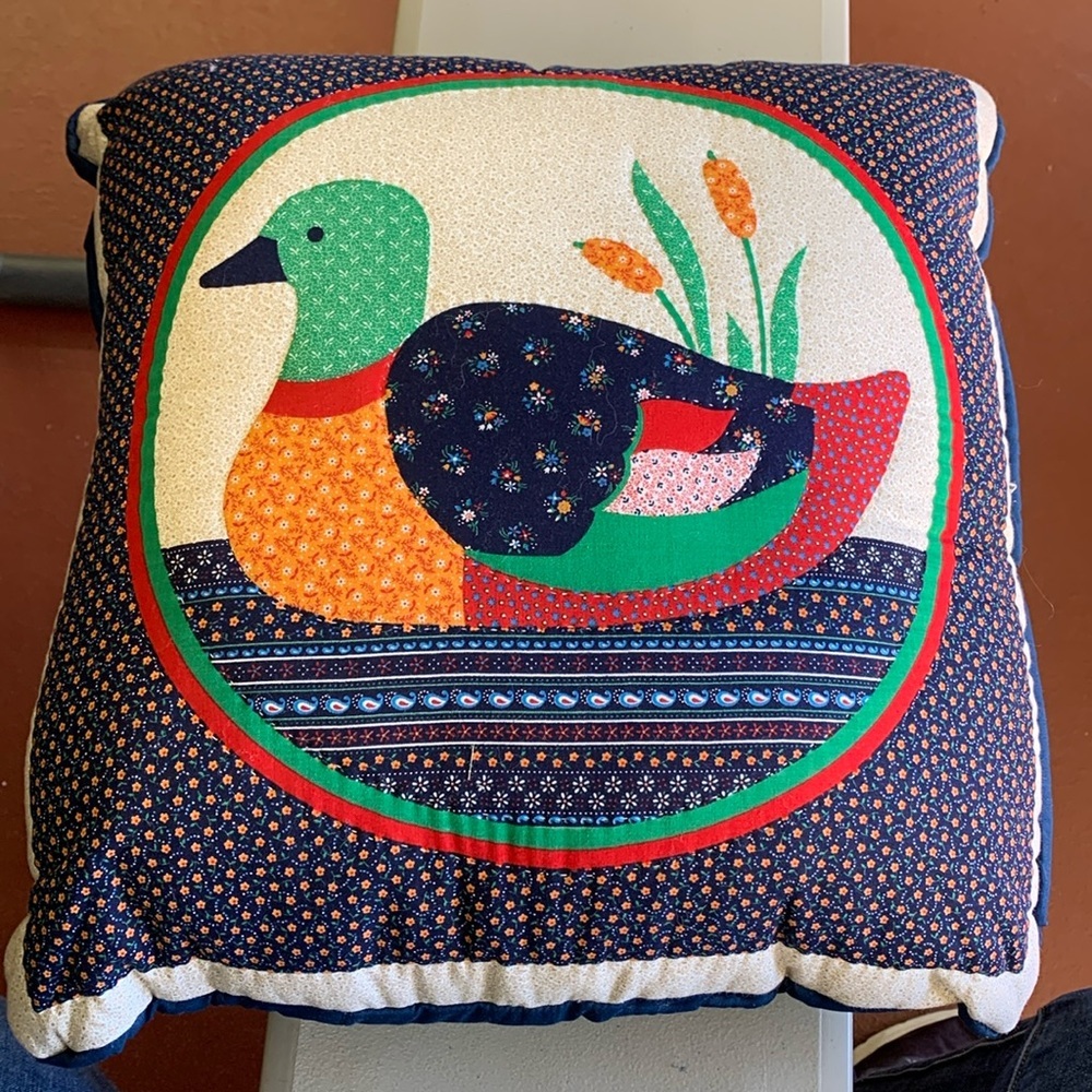 NWOT Hand made Duck Pillow